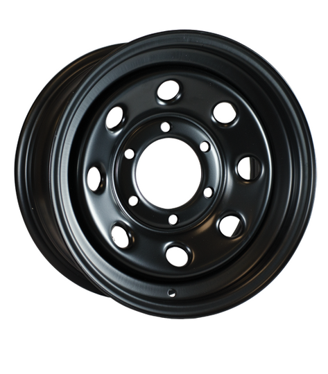 H69319AM - RTX Steel Wheel 15X7 6X139.7 ET 18mm Black - RTX Wheels Canada