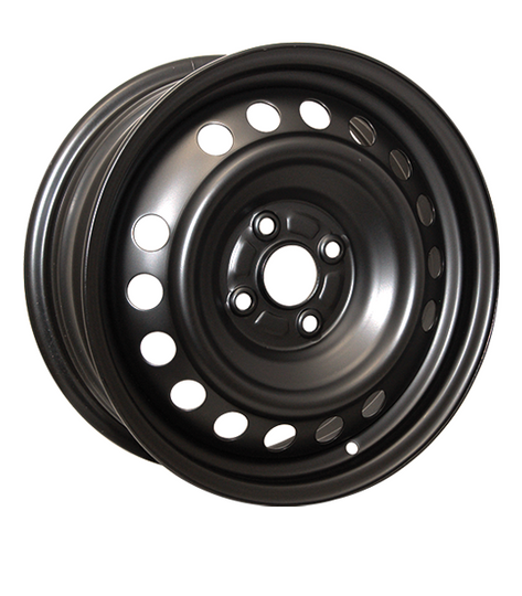 H69448AM - RTX Steel Wheel 15X6 4X100 ET 45mm Black - RTX Wheels Canada