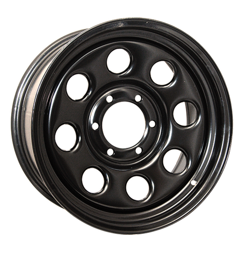 H69459AM - RTX Steel Wheel 16X7 6X139.7 ET 18mm Black - RTX Wheels Canada