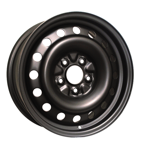 H69505AM - RTX Steel Wheel 16X6.5 5X114.3 ET 45mm Black - RTX Wheels Canada