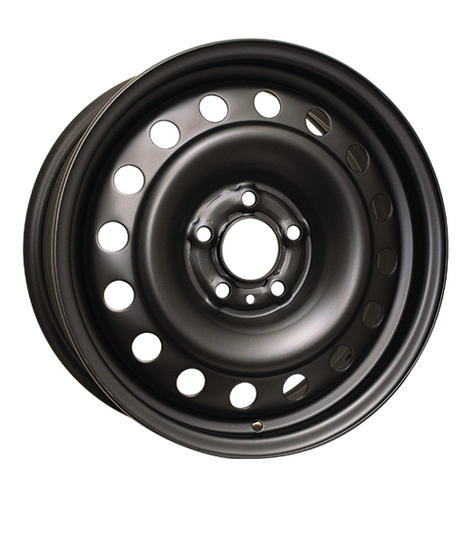 H70202AM - RTX Steel Wheel 16X6.5 5X108 ET 44mm Black - RTX Wheels Canada