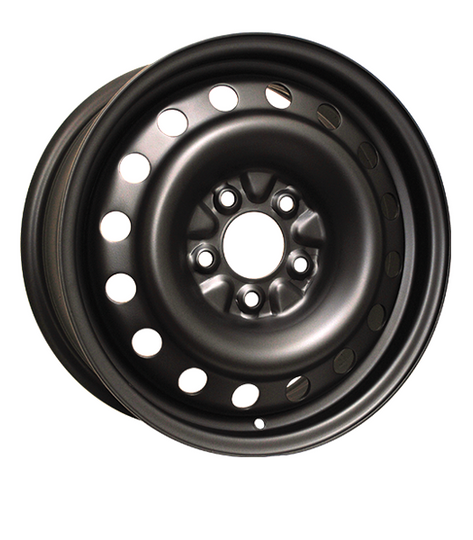 H8043AM - RTX Steel Wheel 16X6.5 5X115 ET 52mm Black - RTX Wheels Canada