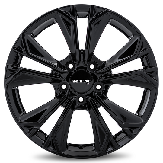 083262 - RTX OE HD01 19X7.5 5X114.3 ET 45mm Gloss Black -  RTX Wheels Canada