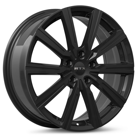 083383 - RTX Hanoi 19X7.5 5X120 ET 50mm Gloss Black - RTX Wheels Canada