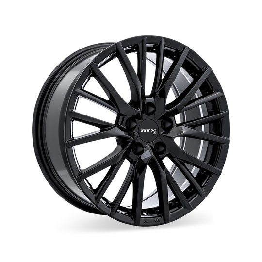 083271 - RTX OE Kyo 19X8 5X114.3 ET 35mm Gloss Black -  RTX Wheels Canada