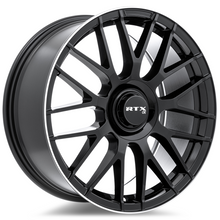 Load image into Gallery viewer, 083184 - RTX OE MB01 19X8.5 5X112 ET 38mm Gloss Black with Machined Lip -  RTX Wheels Canada