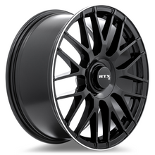 Load image into Gallery viewer, 083184 - RTX OE MB01 19X8.5 5X112 ET 38mm Gloss Black with Machined Lip -  RTX Wheels Canada