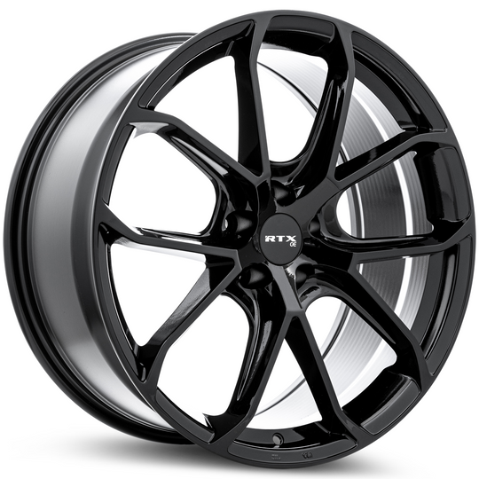 083233 - RTX OE MC01 21X9.5 5X130 ET 45mm Gloss Black -  RTX Wheels Canada