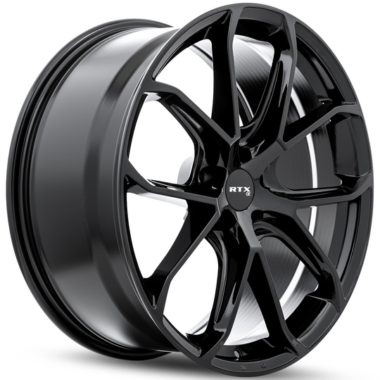 083233 - RTX OE MC01 21X9.5 5X130 ET 45mm Gloss Black -  RTX Wheels Canada