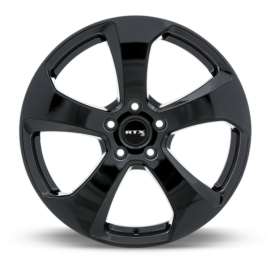 082890 - RTX OE MK7 17X7.5 5X112 ET 42mm Gloss Black -  RTX Wheels Canada