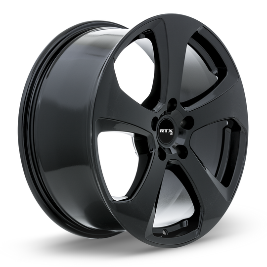 082890 - RTX OE MK7 17X7.5 5X112 ET 42mm Gloss Black -  RTX Wheels Canada