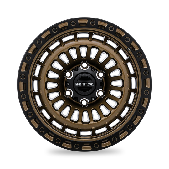 083101 - RTX Offroad Moab 18X9 5X127 ET -15mm Bronze with Satin Black Lip -  RTX Wheels Canada