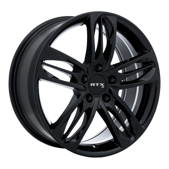 082714 - RTX OE Minato 19X8.5 5X114.3 ET 45mm Gloss Black -  RTX Wheels Canada