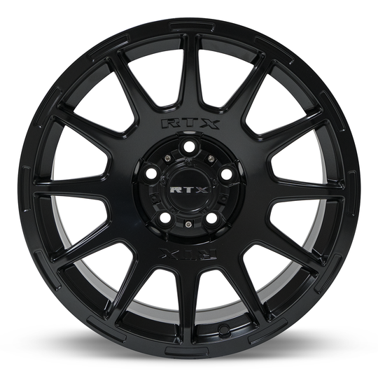 083006 - RTX Mini Baja 17X8.5 5X108 ET 38mm Satin Black - RTX Wheels Canada