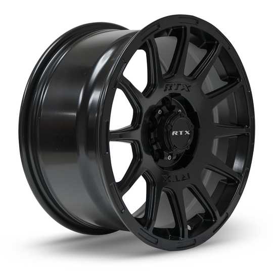 083006 - RTX Mini Baja 17X8.5 5X108 ET 38mm Satin Black - RTX Wheels Canada