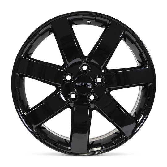 082838 - RTX OE Nagano 17X7.5 5X114.3 ET 45mm Gloss Black -  RTX Wheels Canada