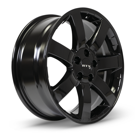 082838 - RTX OE Nagano 17X7.5 5X114.3 ET 45mm Gloss Black -  RTX Wheels Canada