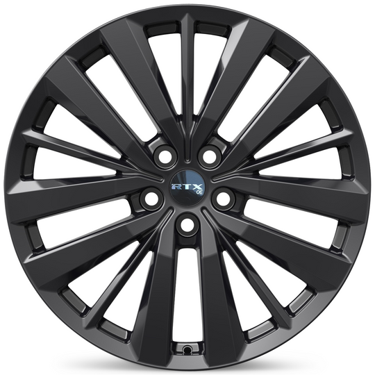 083279 - RTX OE NI02 20X8 5X114.3 ET 45mm Gloss Black -  RTX Wheels Canada
