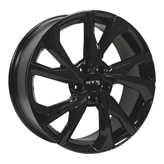 082235 - RTX OE Nikko 18X8 5X114.3 ET 45mm Gloss Black -  RTX Wheels Canada