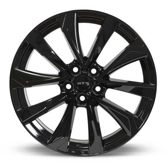 082902 - RTX OE Noda 19X7.5 5X114.3 ET 40mm Gloss Black -  RTX Wheels Canada