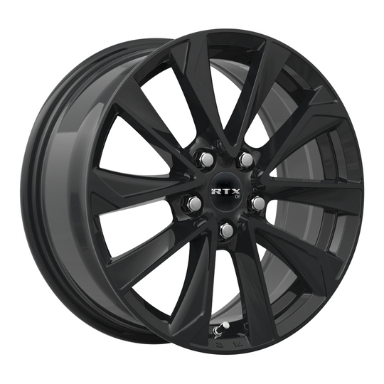 083060 - RTX OE Noda 18X7.5 5X114.3 ET 45mm Gloss Black -  RTX Wheels Canada