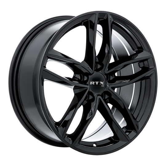 507401 - RTX OE Nuremberg 17X7.5 5X112 ET 35mm Gloss Black -  RTX Wheels Canada