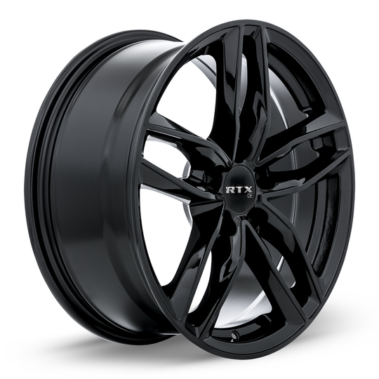 507401 - RTX OE Nuremberg 17X7.5 5X112 ET 35mm Gloss Black -  RTX Wheels Canada