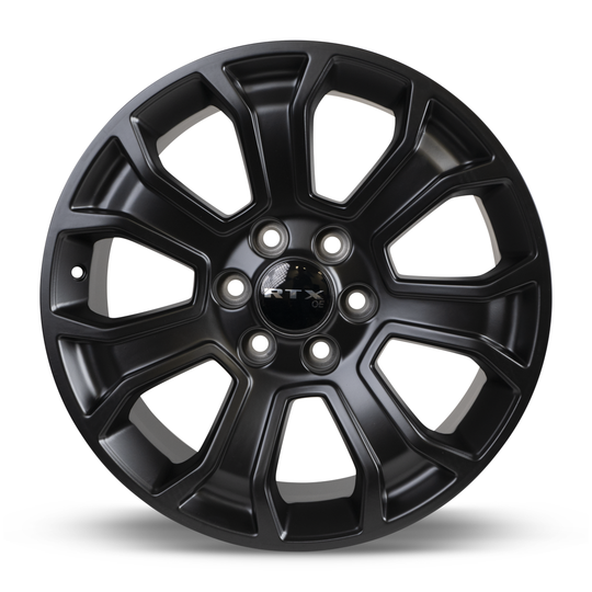 507414 - RTX OE Novi 20X9 6X139.7 ET 30mm Satin Black -  RTX Wheels Canada