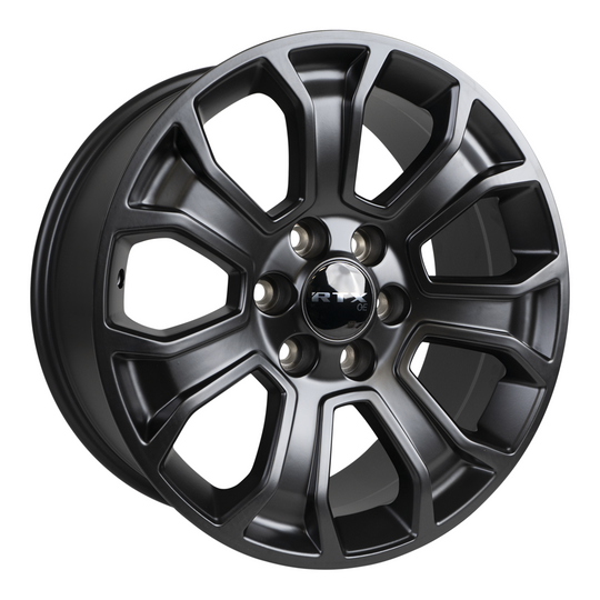 507414 - RTX OE Novi 20X9 6X139.7 ET 30mm Satin Black -  RTX Wheels Canada