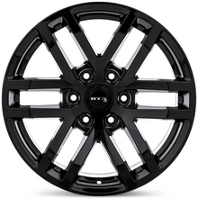 Charger l'image dans la galerie, 082876 - RTX OE Oak 20X9 6X135 ET 30mm Gloss Black -  RTX Wheels Canada