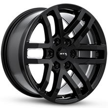 Charger l'image dans la galerie, 082876 - RTX OE Oak 20X9 6X135 ET 30mm Gloss Black -  RTX Wheels Canada