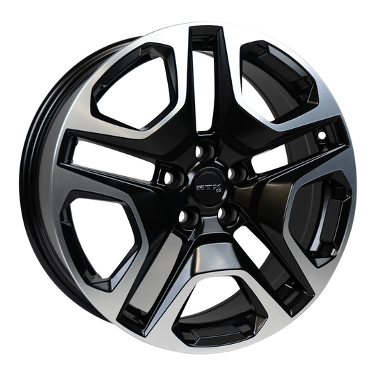 082974 - RTX OE Osaka 18X7 5X114.3 ET 35mm Satin Black Machined -  RTX Wheels Canada