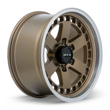 Load image into Gallery viewer, 163716 - RTX Offroad Ozark 18X9 6X135 ET 0mm Satin Bronze Machined Lip -  RTX Wheels Canada