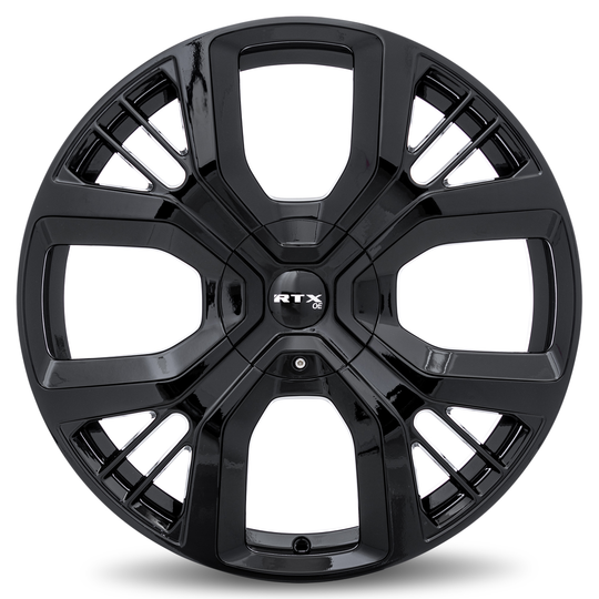 083172 - RTX OE PS01 20X8 5X108 ET 45mm Gloss Black -  RTX Wheels Canada