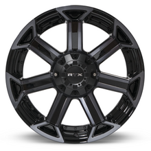 Load image into Gallery viewer, 082831 - RTX Offroad Peak 18X9 6X135 / 6X139.7 ET 0mm Black Machined Grey -  RTX Wheels Canada