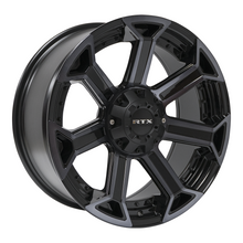 Charger l'image dans la galerie, 082832 - RTX Offroad Peak 20X9 6X135 / 6X139.7 ET 0mm Black Machined Grey -  RTX Wheels Canada