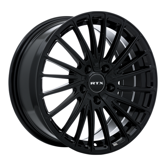 083050 - RTX Polar 18X8 5X114.3 ET 40mm Gloss Black - RTX Wheels Canada