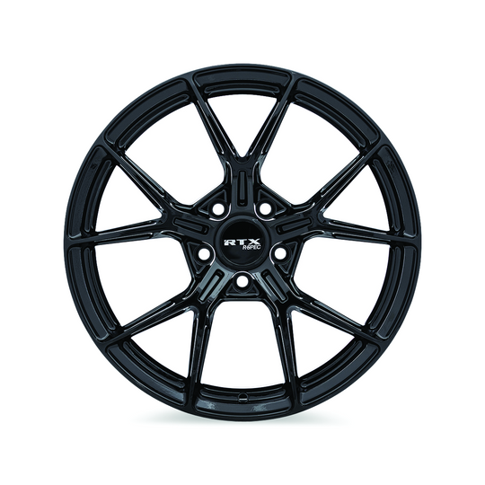 083382 - RTX R-Spec RS01 17X7.5 5X114.3 ET 38mm Gloss Black -  RTX Wheels Canada
