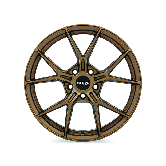 083122 - RTX R-Spec RS01 18X8 5X114.3 ET 38mm Satin Bronze -  RTX Wheels Canada