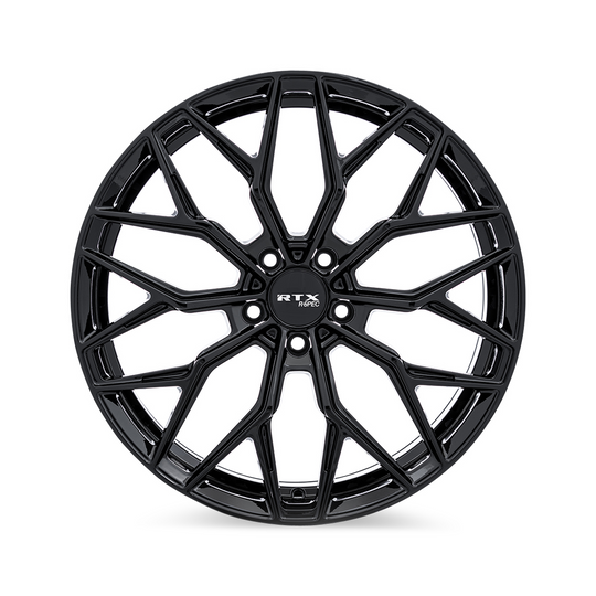 083182 - RTX R-Spec RS02 19X8.5 5X114.3 ET 38mm Gloss Black -  RTX Wheels Canada