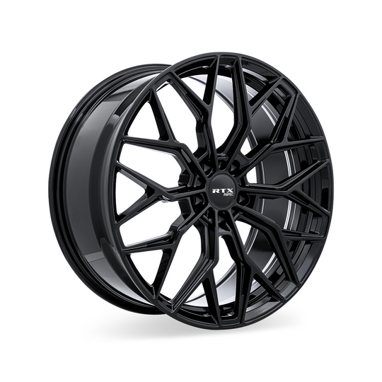 083182 - RTX R-Spec RS02 19X8.5 5X114.3 ET 38mm Gloss Black -  RTX Wheels Canada