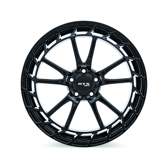 083074 - RTX R-Spec RS05 18X8 5X114.3 ET 40mm Gloss Black -  RTX Wheels Canada