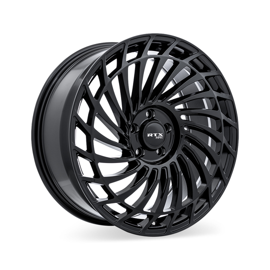 083070 - RTX R-Spec RS06 20X8.5 5X114.3 ET 40mm Gloss Black -  RTX Wheels Canada