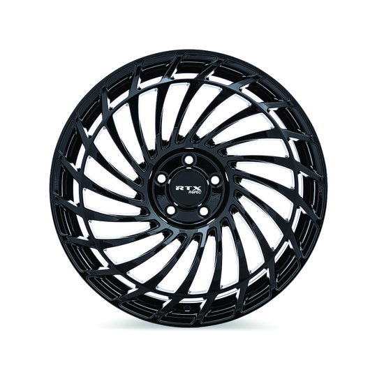 083141 - RTX R-Spec RS06 19X8 5X108 ET 40mm Gloss Black -  RTX Wheels Canada