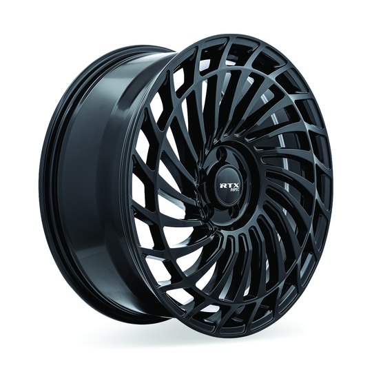 083068 - RTX R-Spec RS06 18X8 5X114.3 ET 40mm Gloss Black -  RTX Wheels Canada