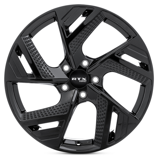 083224 - RTX R-Spec RS09 18X8 5X114.3 ET 40mm Gloss Black -  RTX Wheels Canada