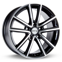 Charger l'image dans la galerie, 081647 - RTX OE Auburn 17X7.5 5X127 ET 35mm Black Machined -  RTX Wheels Canada