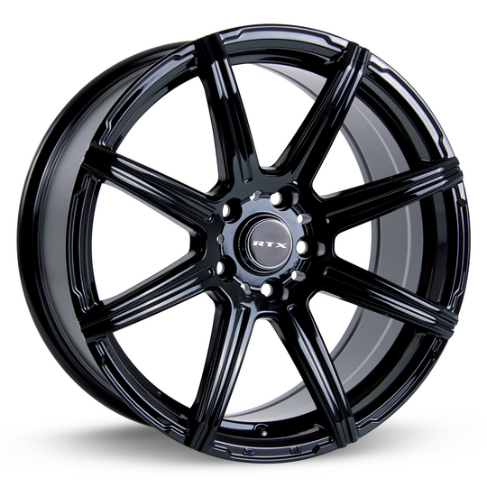 081543 - RTX Compass 15X6.5 5X112 ET 38mm Gloss Black - RTX Wheels Canada
