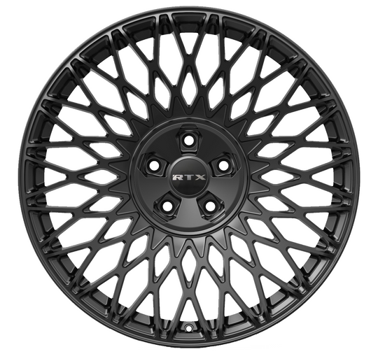 083409 - RTX Mesh 18X8 5X108 / 5X114.3 ET 40mm Gloss Black - RTX Wheels Canada