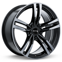 Charger l'image dans la galerie, 082616 - RTX OE Graz 19X8.5 5X120 ET 35mm Black Machined Grey -  RTX Wheels Canada